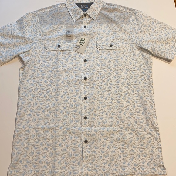 croft & barrow Other - Croft & Barrow SZ Large Tall Quick Dry Short Sleeve Button Shirt New  D2
